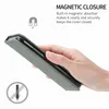 Magnetic Closure Leather Wallet Cases For Samsung Note 20 Ultra A52 A32 A02S A12 S20 FE A01 A21 A51 A71 A11 Skin Feel Purse Holder Flip Cover Book Business Phone Pouch