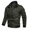 Veste décontractée Hommes Bomber Vestes Automne Mode Pilote Manteau Armée Hommes Cargo Vol Manteaux Mâle Coupe-Vent Veste Militaire Coton 201128