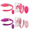 NXY Vibrators Vibrador Para Parejas De 10 Velocidades Estimulador Del Punto g y Cltoris Doble Consolador Orgasmo Masculino Control Remoto 220110