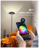 Modern Akıllı LED Zemin Lambası RGB Kısılabilir Ayakta Wifi Kontrol Işık Renkli Köşe Oturma Odası Yatak Odası Için