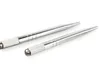 Silver Aluminum Professional Manual Tattoo Pen Permanent Makeup Tattooing Pens 3D Eyebrow Embroidery MicroBlading