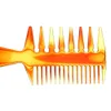 Multifunktionell treledig hårplocka Afro Comb Oil Head Hairdressing Pro Bid Tand Män Styling Hair Salon Comb W10398