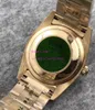 Novos relógios unissex de luxo 36 mm 118208 118206 aço inoxidável automático mecânico safira 18k ouro completo limitado relógios esportivos masculinos