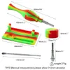 kit de collecteur de nector de nectar de silicone tuyau de fumée concentré avec pointe en titane dab plate-formes pétrolières de paille fumer pipe gratuit