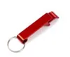 500PCS / LOT FREE SHIPPORT PROMOTION SAN CUSTERED PRINTED GIFT METAL Alloy Bottle Opener Metal Keychain Laser