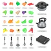 Simulation pour enfants Set Toy Toy Enfants Play House Kitchen Viscussion de cuisine Pot de cuisine Fétende Chef Mini ABS Plastic Boy Girl Toy Gift LJ201211