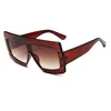 Oversized Womens Sunglasses Moda Óculos de Sol Grandes Quadro À Prova de Windproof Chates Homens Flat Top Driving Goggles