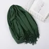 Brand Cashmere Scarf 100% kaszmirowy szalik mężczyzn i kobiet klasyczny zwykły szalik oryginalna etykieta pokazująca Real237T