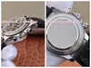최고의 JHF 손목 시계 116519-0104 116519 40mm 고무 발광 크로노 그래프 작업 ETA 4130 무브먼트 기계 자동 망 시계 시계