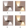 6W светодиодные настенные светильники 360 градусов вращения крытого освещения спальня прикроватные светильники проход лестницы современной лампы