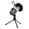 Universal Foldbar Justerbar Desktop Mikrofon Pop Filter Hållare Stick Desktop Tripod Stand Anti-Spray Net Kit