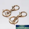 10 pièces/lot porte-clés fendu 30mm Bronze Rhodium or couleur mousqueton fermoir Clips porte-clés fermoirs pour bricolage porte-clés faisant