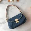 Vintage Denim Designer Torba Kobiety Torebka Ramię Tote Crossbody Torby Torebki z pudełkiem