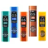 Pentel 4 Tube / Lot Stein Enhanced Silica ołówek ołówek - 0,5 * 60 mm - 2H, H, HB, B, 2B, 3B, 4B do ołówków mechanicznych Pisanie Y200709