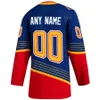 c2604 2022 Reverse Retro Hockey Maglie 55 Colton Parayko 10 Brayden Schenn 50 Binnington 25 Kyrou 47 Torey Krug 18 Robert Thomas Camicie Rosso Bianco Blu Navy