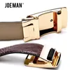 Fashion Crocodile Belt Belt Alligator Alligator Cinture da uomo con fibbia automatica senza fibbia Dente su cinghia Novelty Four Color 2011 277Y