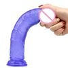 NXY Dildos Anal Toys Straight General Egg Free Penis Crystal Simulation Transparent Wearing Lesbian Masturbation Device False Adult 0225