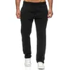 Pantalons pour hommes Sports Hommes Vêtements Solide Taille Élastique Cordon Casual Joggers Fitness Running Male1