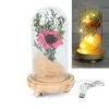 Mors dag Sunslowers Gift Valentine's Day Presenter med LED Light Sunflower Födelsedag Present Party Decoration Blommor Ornament BH5668 WY