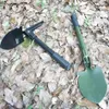 20pcsfolding Garden Spade Portable Small Engineer Shovel Fishingutility Shovel Multi-Purpose Outdoor Camping Horticultural Tourist Supplies