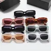 Womens Designer Pop Sunglasses New Hot solid color Goggle Beach Fashion Sun Glasses For Man Woman 7 Color Optional Good Quality with Black box