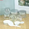 10pcs Empty Glass Jars Refillable Bottles Cosmetic Makeup Container Small Round Bottle Little Cream Series Sample Containerhigh quantit