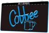 LS3523 Beer Coffee Bar Club 3D Engraving LED Light Sign Wholesale Retail