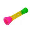 Silicone Tuyau de fumage Verre BONGS 3.4Inches Tuyaux à la main de cigarettes Portable Mini Tabac Tuyaux Porte-cigarettes Porte-cigarettes WB3213