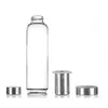 Bottiglia trasparente per bicchieri in vetro da 500 ml con filtro per infusore per il tè e custodia protettiva7223051