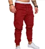 Men Pants 2018 Новая мода Мужчины бегают брюки. Фитнес -бодибилдинг спортивных залов для бегунов одежда Осенние спортивные штаны Размер 4xl