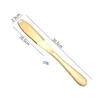 Coltello da burro in acciaio inox Multifunzione Formaggio Dessert Spalmatori di marmellate Coltelli per crema Posate Strumenti per la colazione per dessert Toast ZZC3435