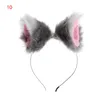 Hair Accessories Party Club Bar Wearing Decorate Headband Fur Ear Pattern Cat Bell Clips Hoop Removable Hairpin Cosplay Costume1