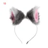 Acessórios de Cabelo Festa Club Bar Vestindo Decorar Headband Fur Pattern Pattern Cat Bell Clips Hoop Removível Hairpin Cosplay Costume1