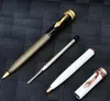 Bolígrafo con clip de cabeza de serpiente, bolígrafo retro de metal reemplazable, bolígrafo de firma, suministros escolares de oficina GC844