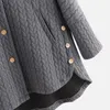 잔지아 여성 빈티지 후드 코트 겨울 긴 소매 단단한 단단한 자켓 가을 후드 스웨트 코트 여성용 outwear 튜닉 201106