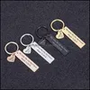 Party Favor Event & Supplies Festive Home Garden Custom Keychain Personalized Engrave Name And Date Love Life My Friend For Couples Men Wome