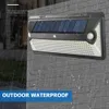 Nyaste 360 ​​LED Solar Light Double Pir Motion Sensor Outdoor Solar Street Light för Garden Yard Street Park
