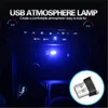 Mini USB DECORATIVA Lampada decorativa auto LED Atmosphere Lights Emergency Illuminazione auto-styling Auto Interior Lights Lampada ambientale