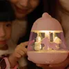 Carousel Music Night Light Cartoon Night Lamp for Bedroom Home Decorations