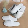 Disposable Slippers Coral Fleece Anti-slip Home Guest Shoes Thicken Travel Hotel White Supply Soft Delicate Disposable Slippers ZY13