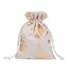 10x14 13x18 cm Kolor druk łosia worek jastrzętu świąteczne torby biżuterii w torbie do dekoracji worki szuflady worka saszetka hurtowa