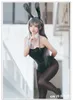 Anime Rascal Does Not Dream of Bunny Girl Sakurajima Mai Cosplay Sexy Jumpsuit Wig Costume249d