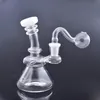 I più nuovi narghilè in vetro per olio d'acqua dab Bong Colorful Heady Mini Small Bubbler Beaker riciclano bong con chiodo al quarzo