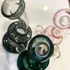 6.7 "Tubos de água de vidro Bong Hookahs Bongs coloridos Heady Mini Pipe Dab Rigs Pequeno Bubbler Oil Rig