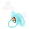 Teethersベビーニップルフードグレードのシリコーンおしゃぶりのラウンドヘッド幼児新生児矯正用BPA無料安全なケア