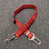 Pet Dog Safety Car Seat Belt Reflective Elastic Dog Vehicle Car Safety Seat Belt Small Medium Dogs Travel Clip Safety Leash