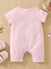 Babybrief Unicorn Print ColorBlock Romper Zij