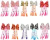 8pcs New Girls 7inch bowknot 헤어 클립 탄성 머리 로프 브레이드 valentine039s Day Hair Accessories 가발 포니 테일 아이 23838142549