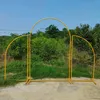 Party Decoration 3 Pcs Wedding For Stand Round Metal Flower Wall Stage Frame Backdrops Circle Event And Background Arch Backdrop