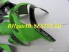 Custom Motorcycle Feeding Kit para Kawasaki Ninja ZX6R 636 98 99 ZX 6R 1998 1999 ABS Green Gloss Carestes Pretos Set + Presentes KP04